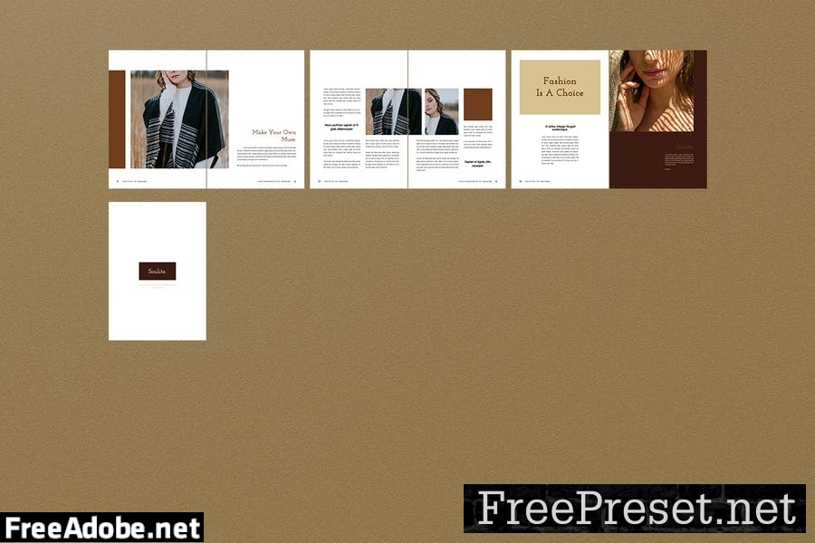 Soulite Fashion Magazine Template BL