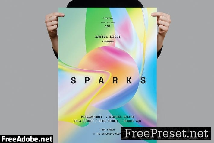 Sparks Poster / Flyer P7M8BY