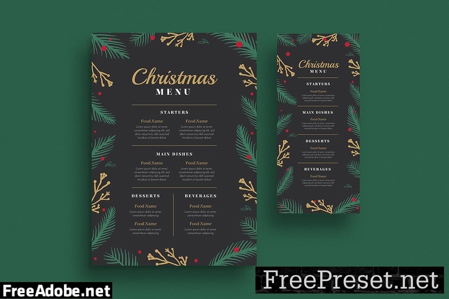 Special Christmas Menus