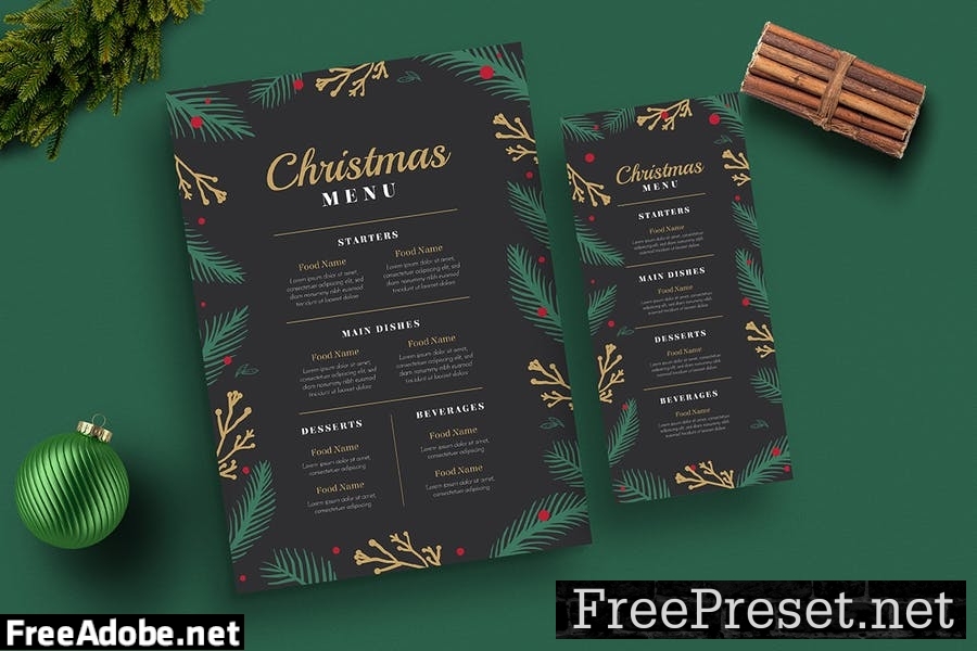 Special Christmas Menus