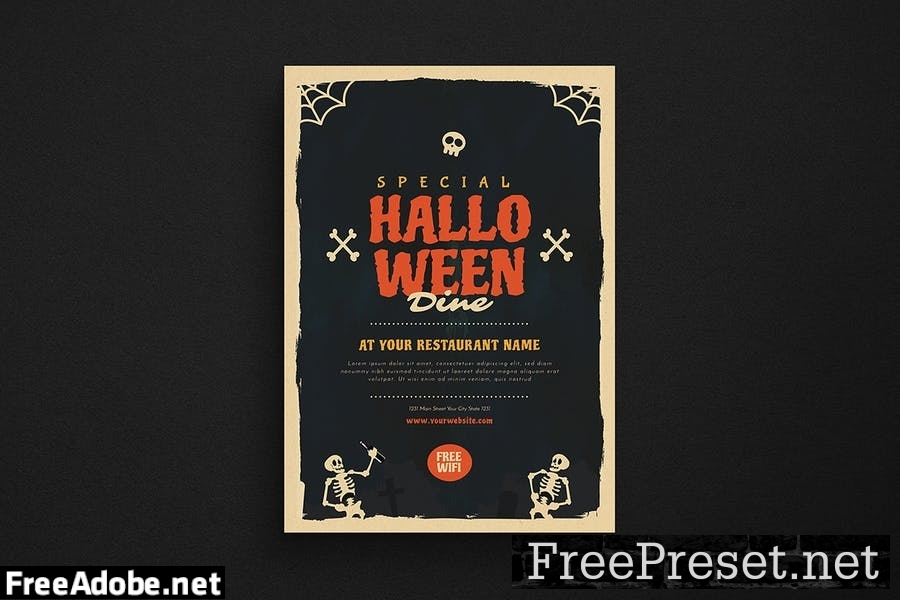 Special Halloween Dine Menus