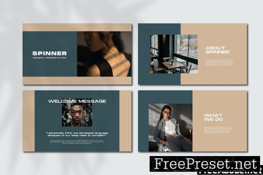 Spinner Powerpoint Template