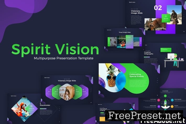 Spirit Vision Multipurpose Presentation Template 6CH6FN8