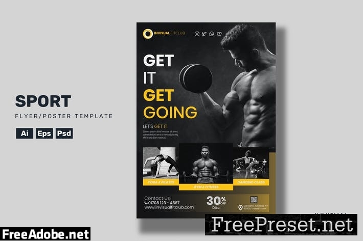 Sport - Flyer Template ESPGY9G