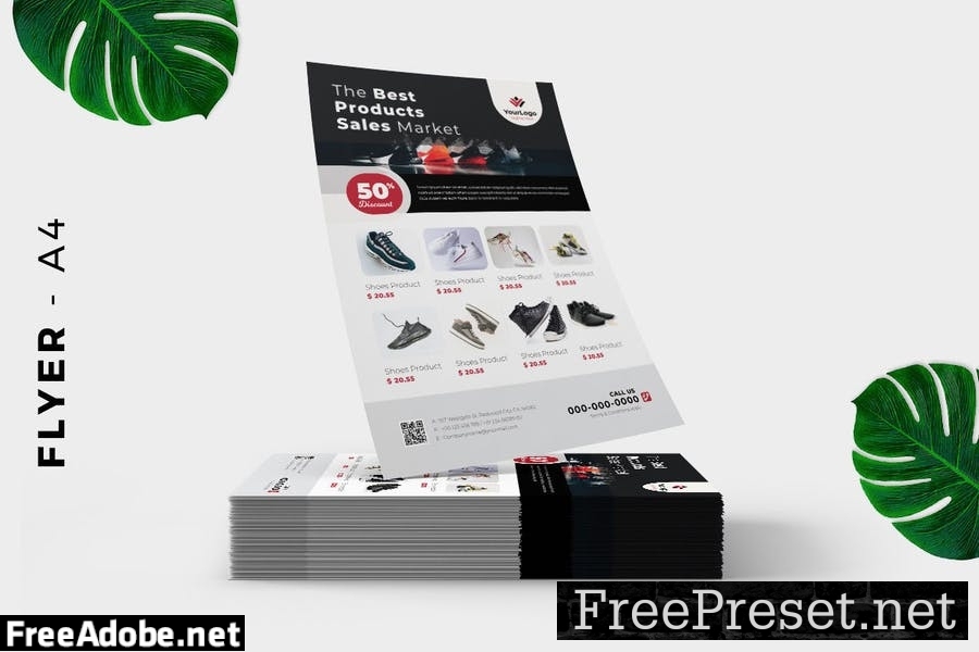 Sport Shoes Promotion Flyer Design S2GJGRN