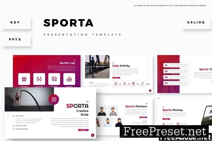 Sporta - Presentation Template JB2H923