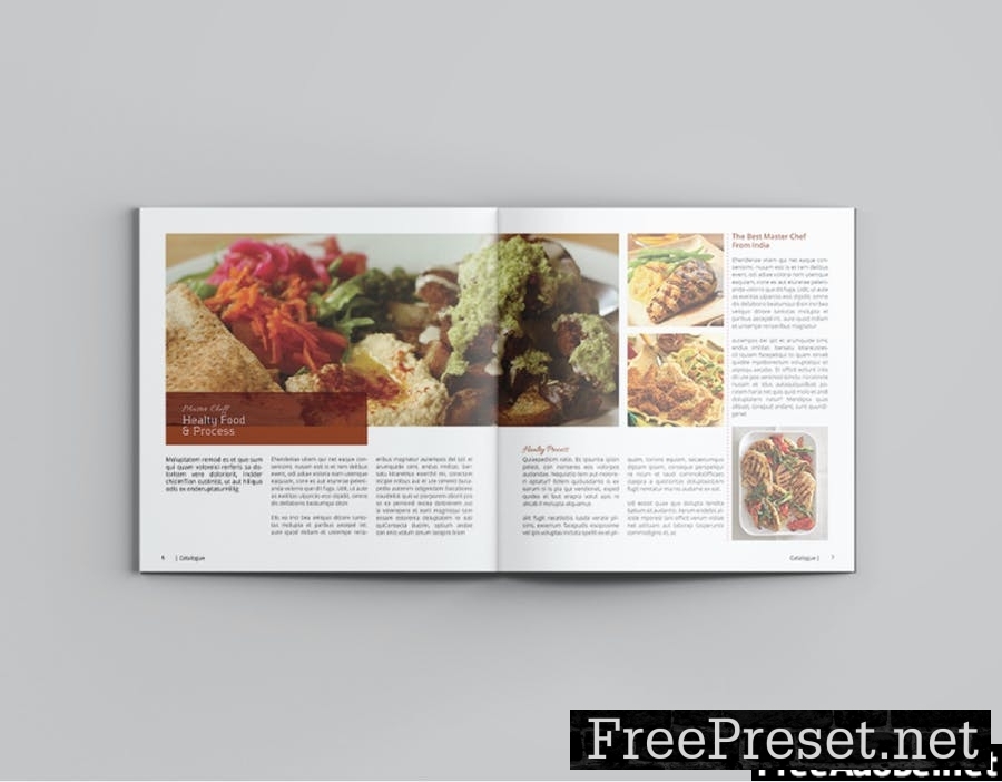 Square Cookbook Magazine/Brochure