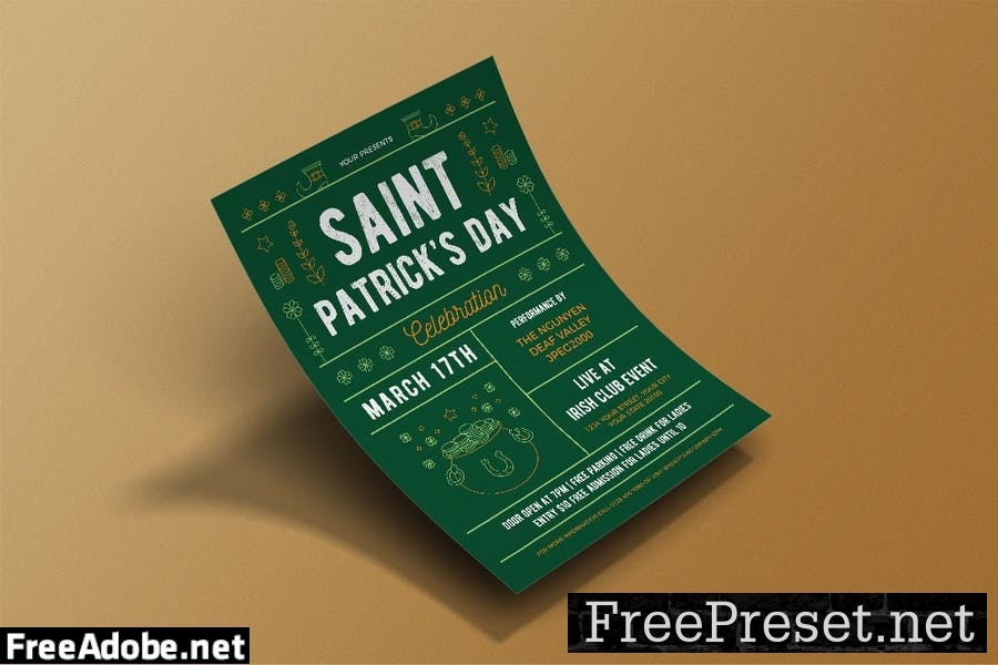 St Patrick's Day Flyer