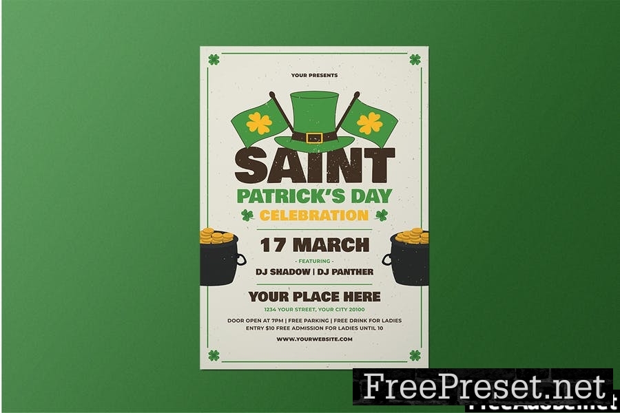 St Patrick's Day Flyer