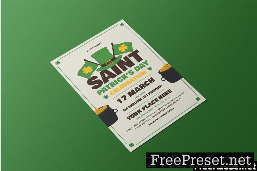 St Patrick's Day Flyer