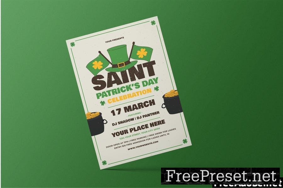 St Patrick's Day Flyer