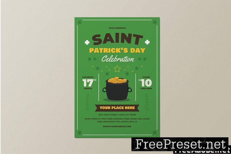 St Patrick's Day Flyer