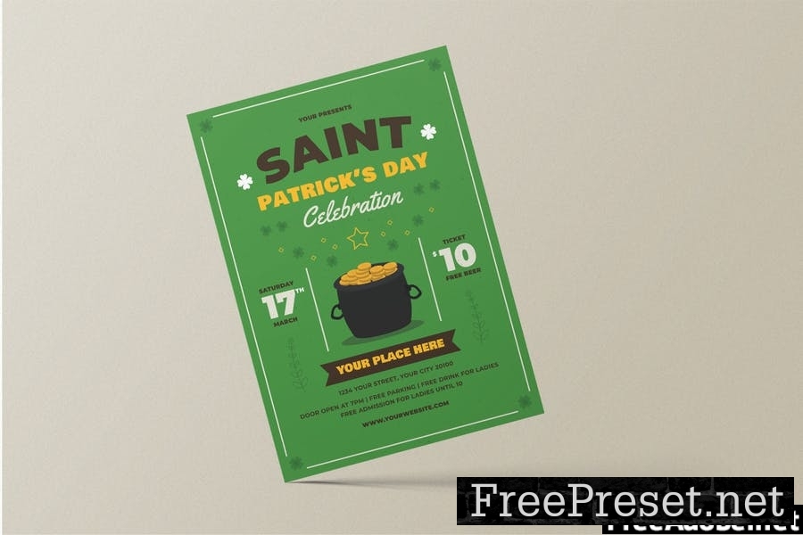 St Patrick's Day Flyer