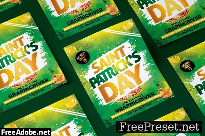 St Patrick's Day Flyer C3A2SNS