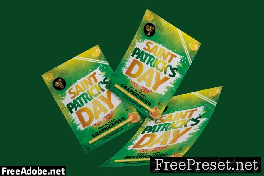 St Patrick's Day Flyer C3A2SNS