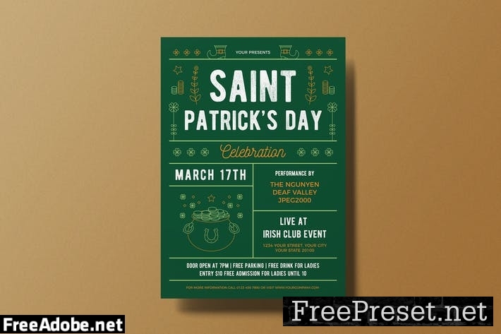 St Patrick's Day Flyer 9USQSTR