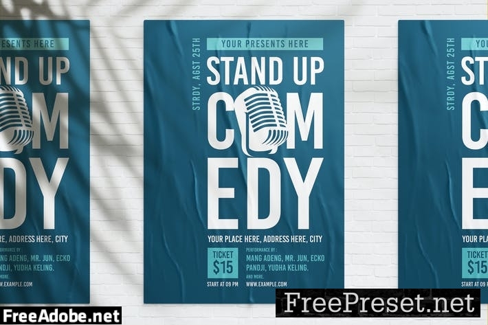 Stand Up Comedy Poster E5M28UV