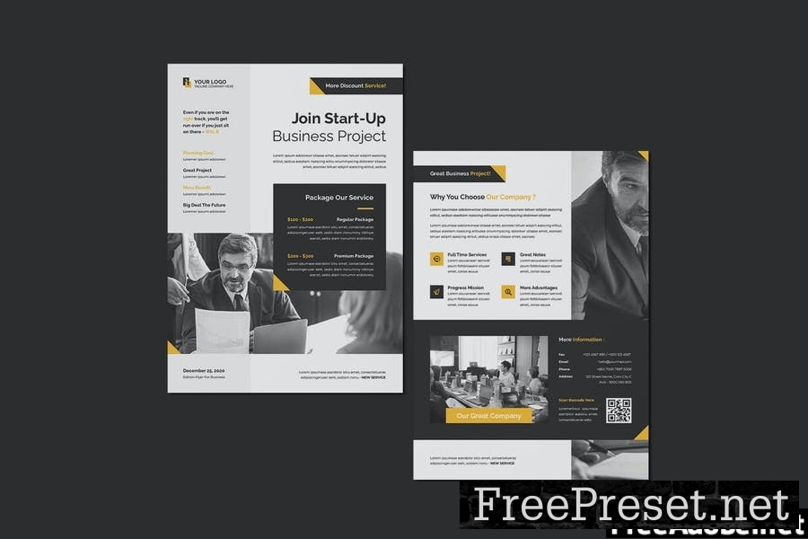 Start Up Project Flyer