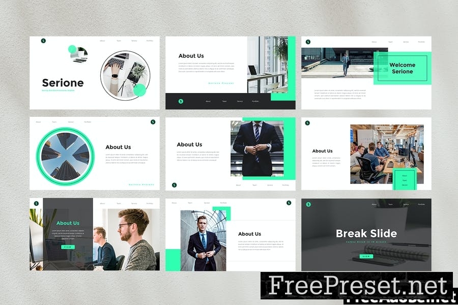 StartUp PowerPoint Template JLW7UNW