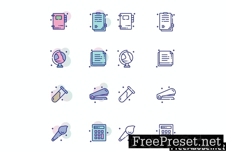 Stationery Icon Pack 9TZAAHS