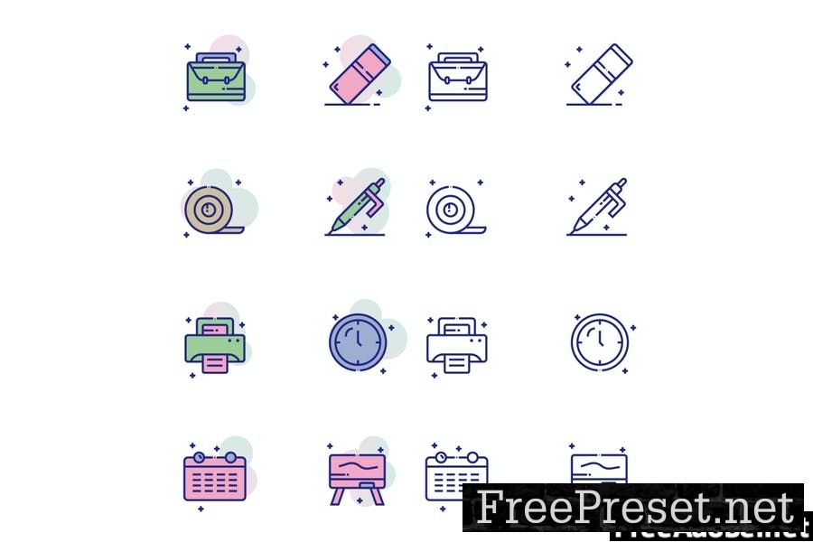 Stationery Icon Pack 9TZAAHS