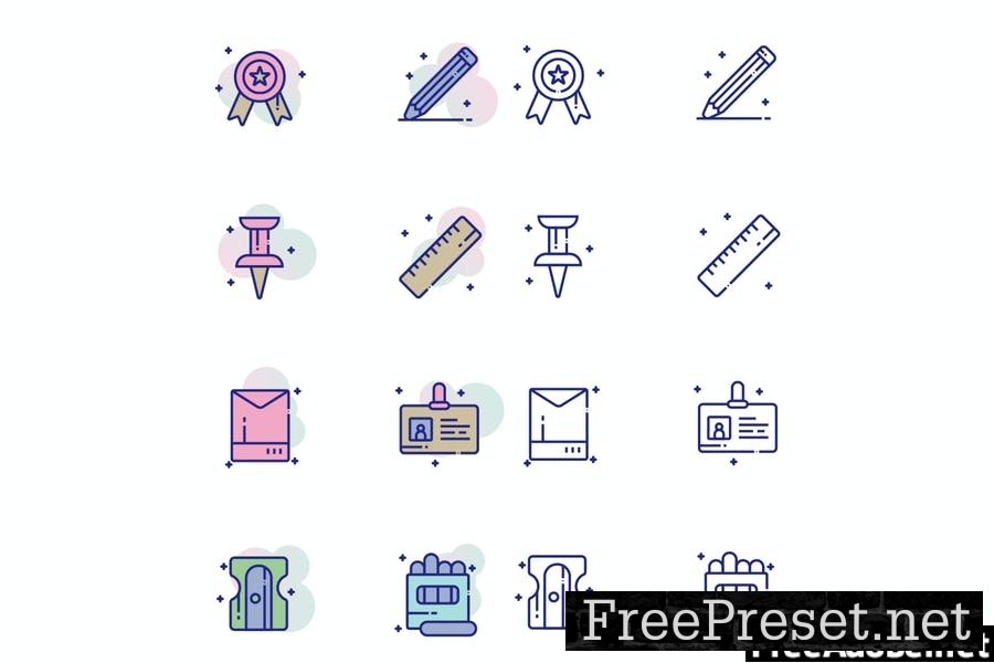 Stationery Icon Pack 9TZAAHS