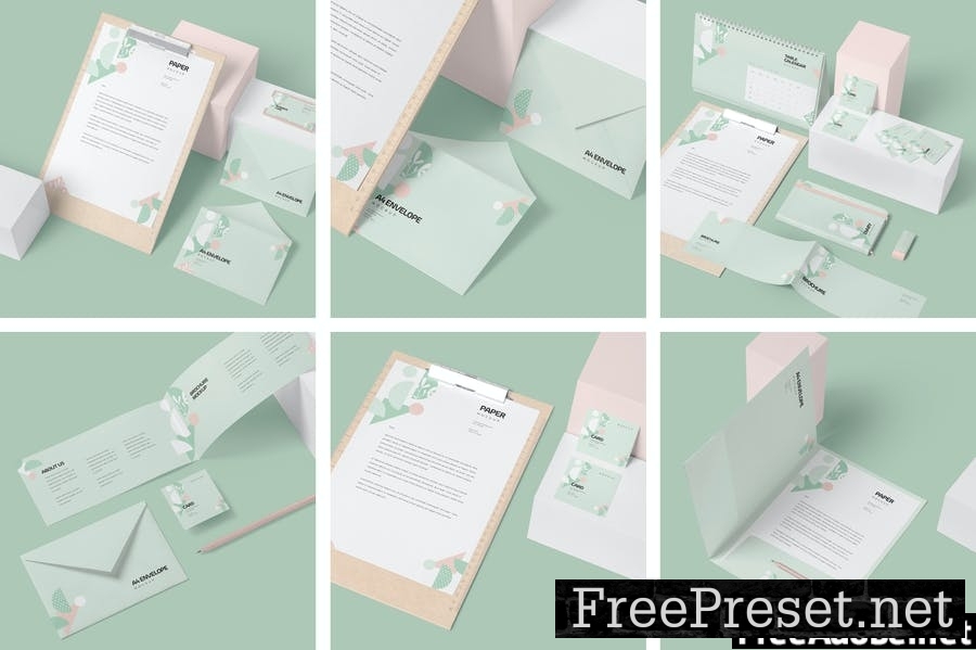 Stationery Mockups XXJB3QA