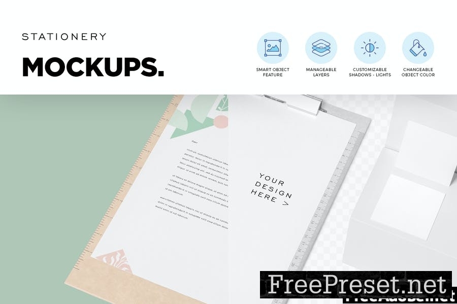 Stationery Mockups XXJB3QA