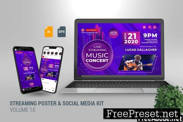 Streaming Poster & Social Media Kit Vol. 10 TMTPYY8