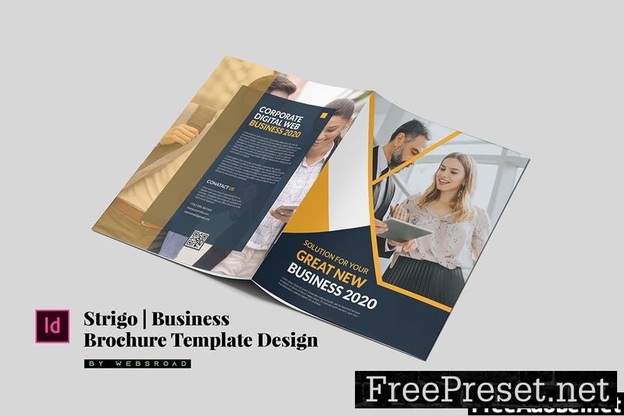 Strigo | Business Brochure Template Design 6KGCPWX