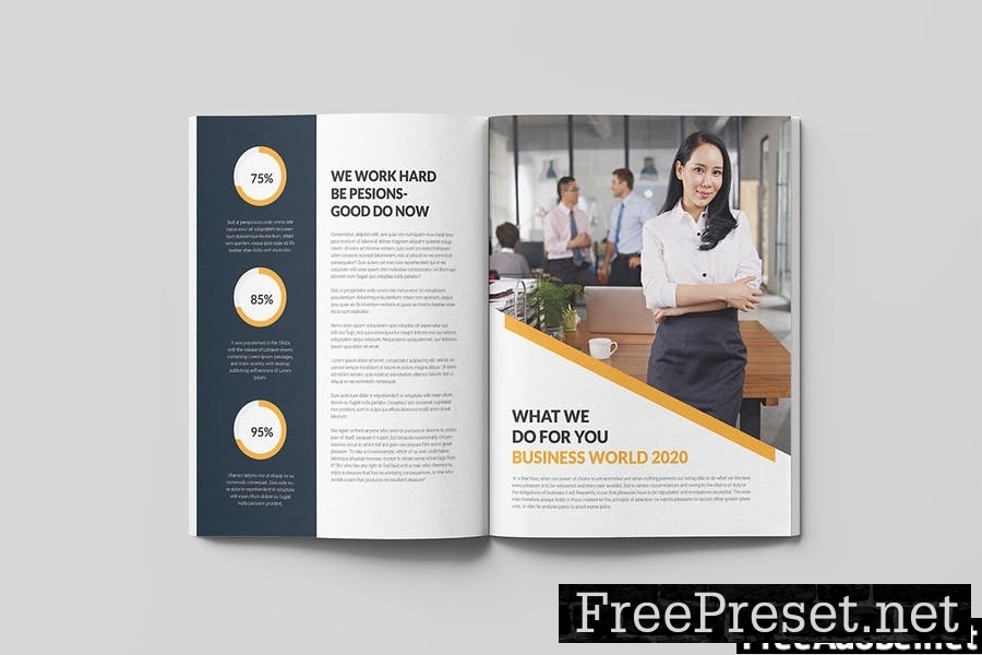 Strigo | Business Brochure Template Design 6KGCPWX