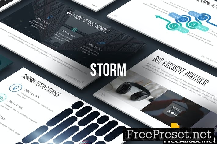 Strom - Google Slides Template 9XUJRL