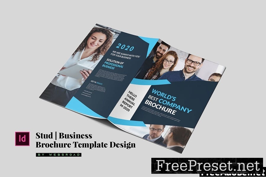 Stud | Corporate Brochure Template Design SSMVHT4