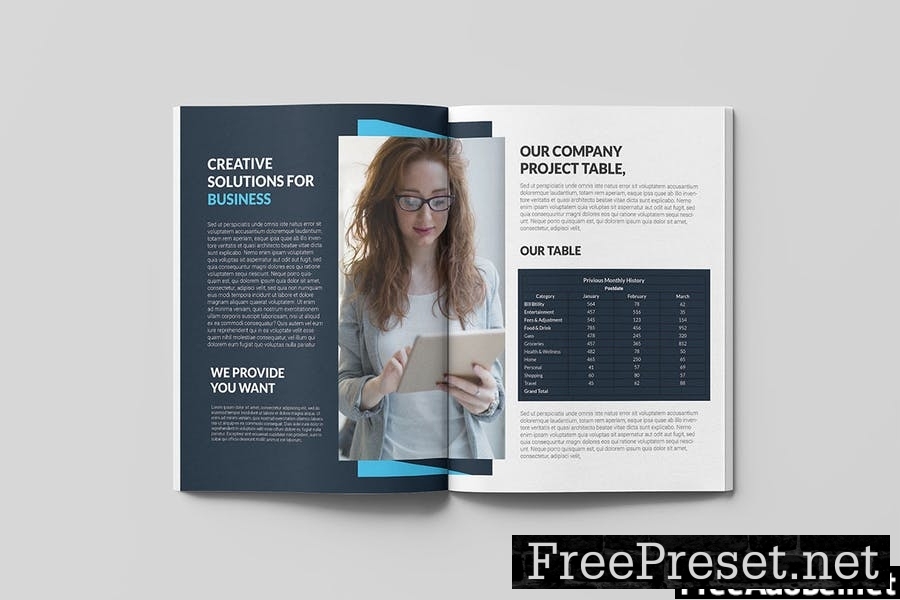 Stud | Corporate Brochure Template Design SSMVHT4