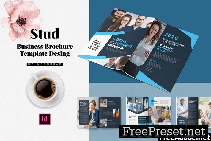 Stud | Corporate Brochure Template Design SSMVHT4