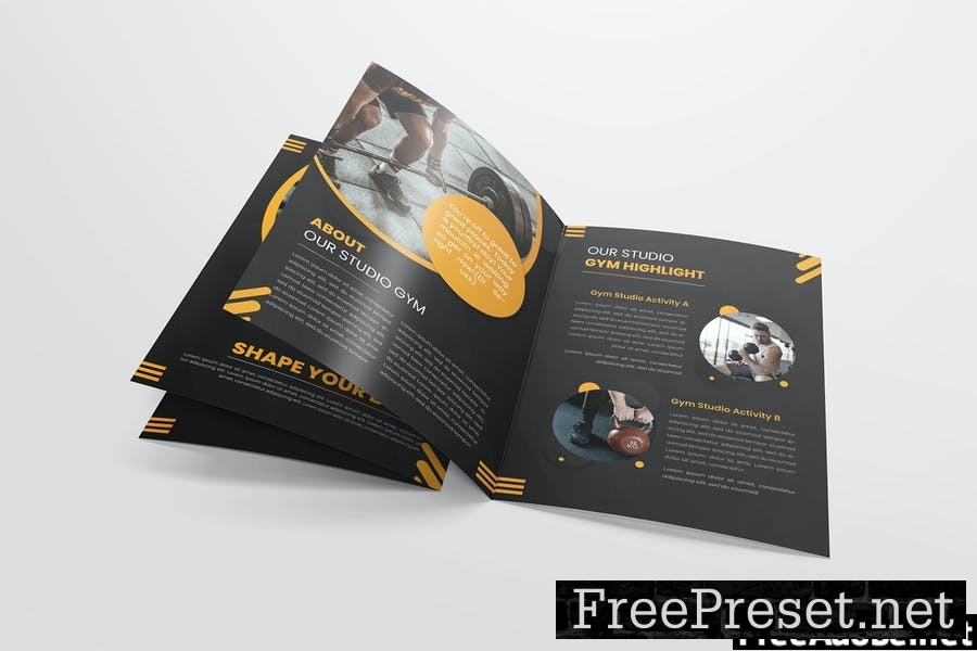 Studio Gym | Bifold Brochure