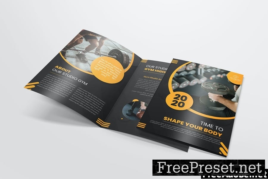 Studio Gym | Bifold Brochure