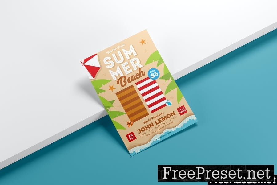 Summer Beach Party Flyer Template Vol. 01