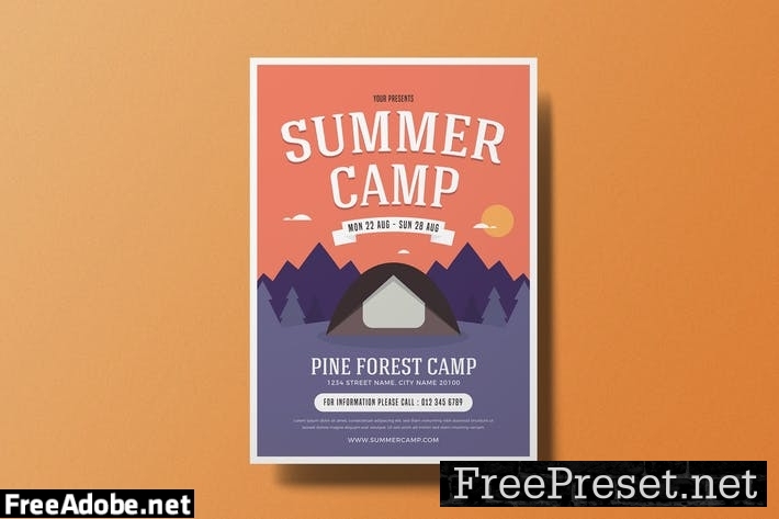 Summer Camp Flyer 4ZKZ2W7