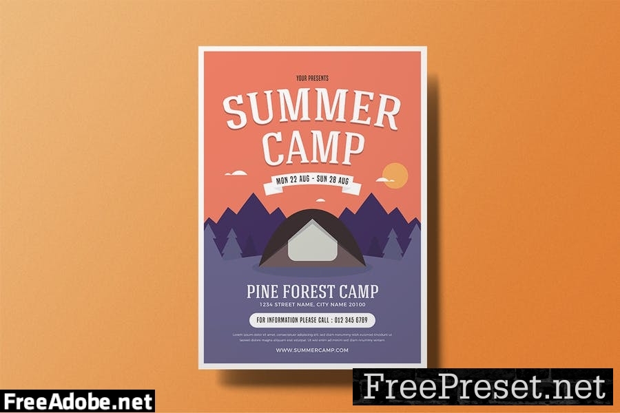 Summer Camp Flyer