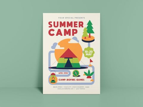 Summer Camp Flyer ZSLSG2C