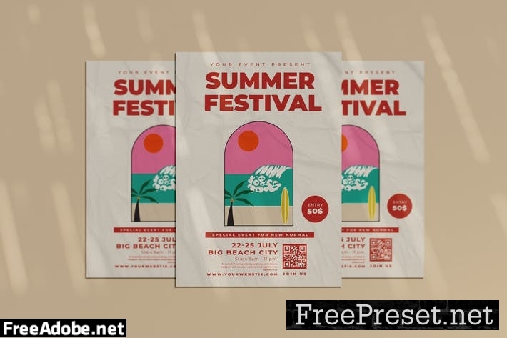 Summer Festival Flyer CMT3KDH