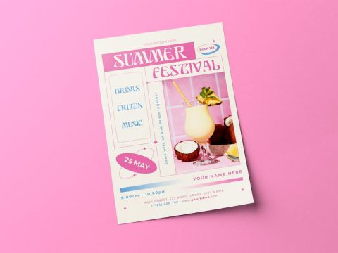 Summer Festival Flyer D5XUMBT