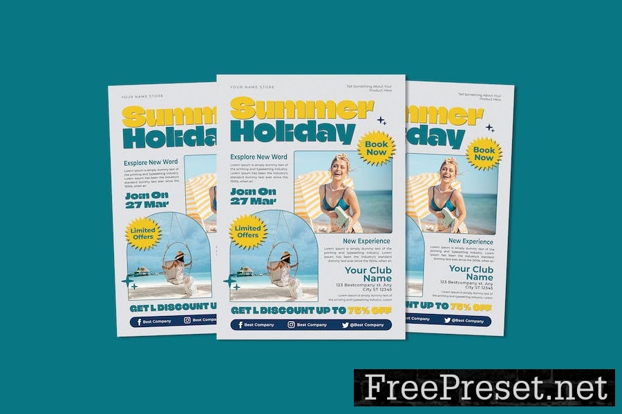 Summer Holiday Flyer MFULLK3