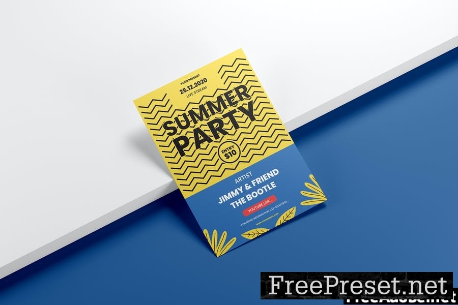 Summer Party Flyer Template Vol. 02