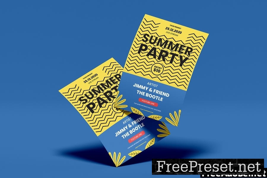 Summer Party Flyer Template Vol. 02