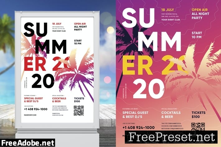 Summer Poster Template HJCEAKJ