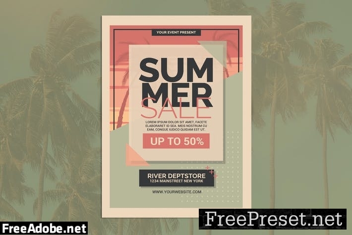 Summer Sale Flyer WNMQ7VH