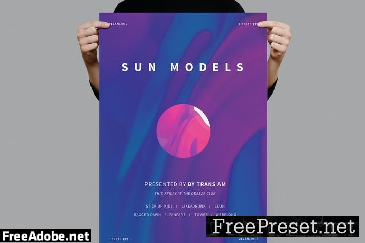 Sun Models Poster / Flyer PG8JRC