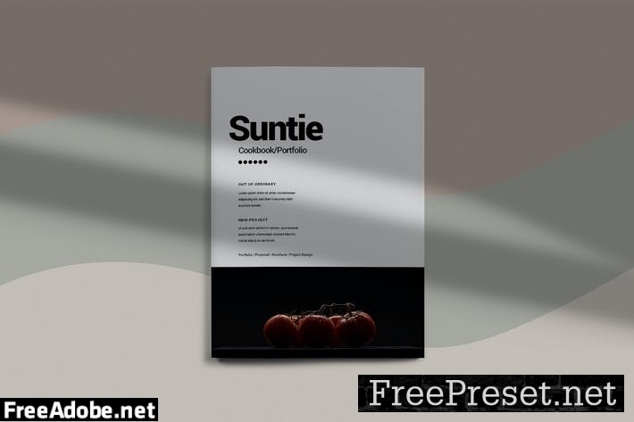 Suntie - Food Brochure Template B2BX84Z